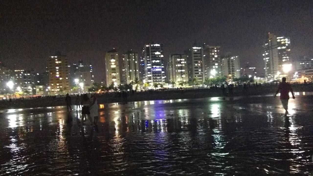 Lindo Apartamento Guilhermina - Edificio Frente Para O Mar Praia Grande  Esterno foto